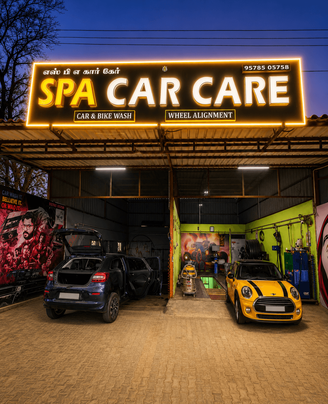 SPA CAR CARE workshop — replace with a real studio photo